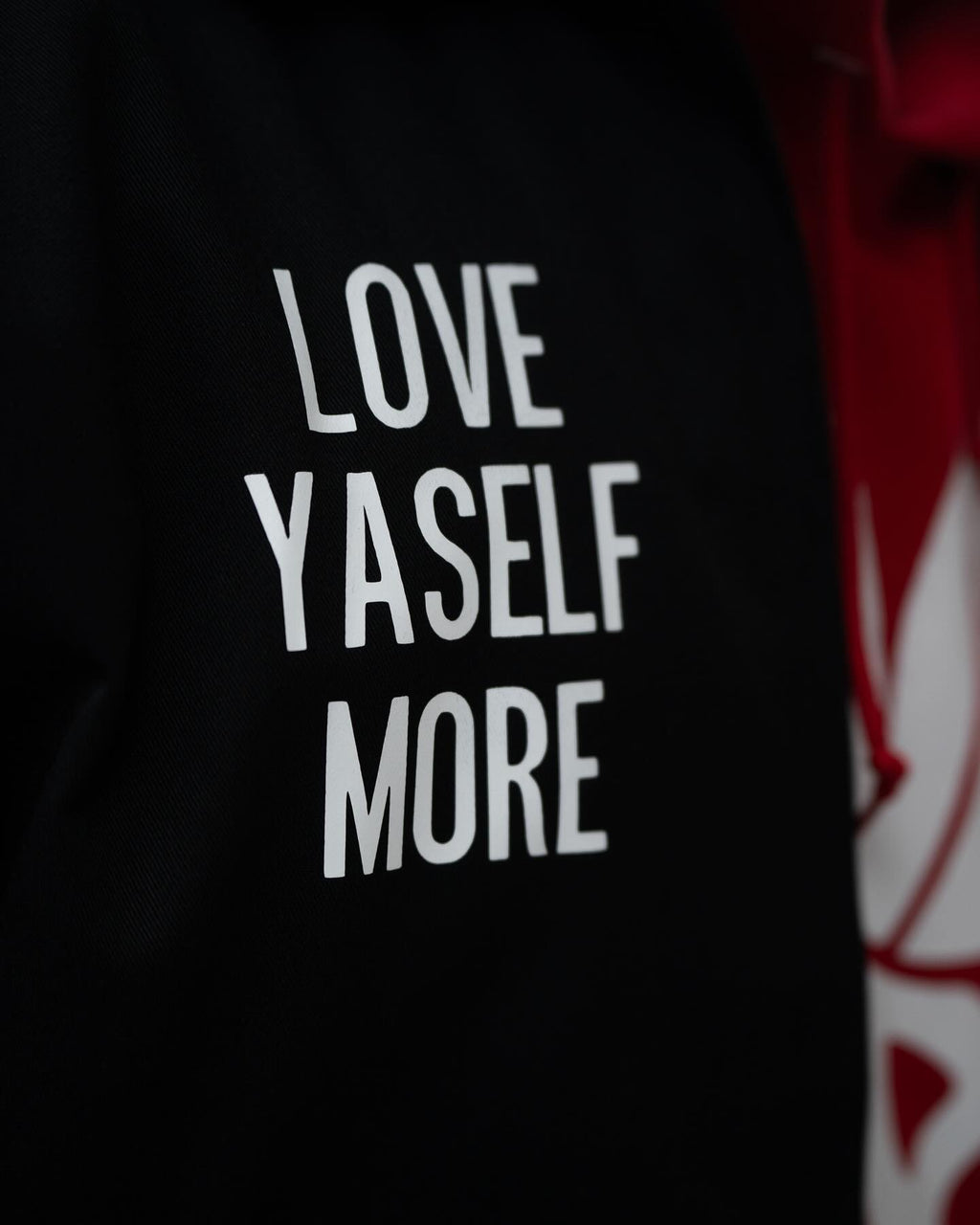 BLACK LOVE YASELF MORE WORK JACKET