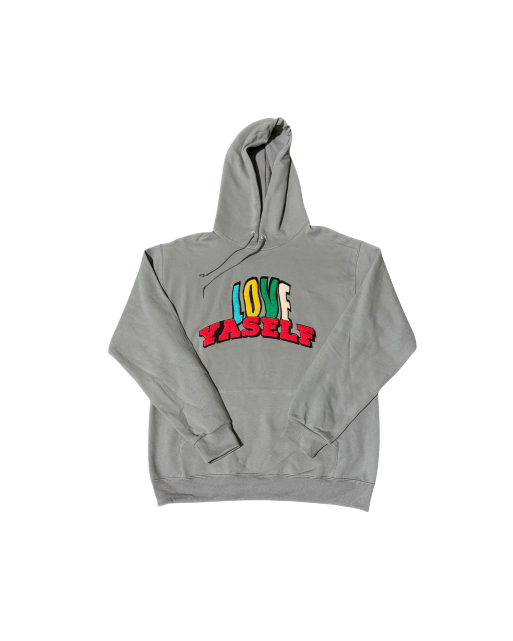 Charcoal Grey Love Yaself Ripple Effect Hoodie