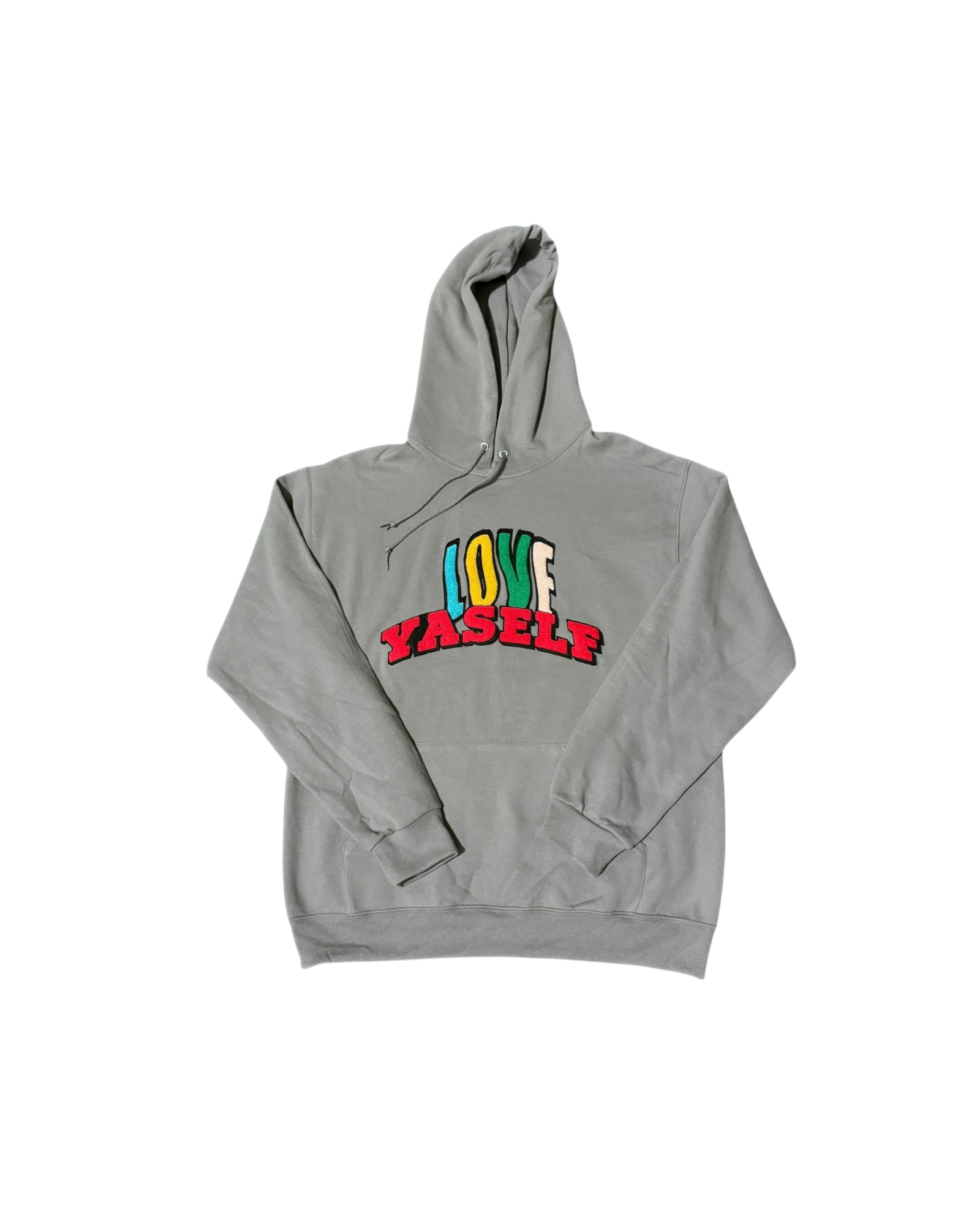 Charcoal Grey Love Yaself Ripple Effect Hoodie