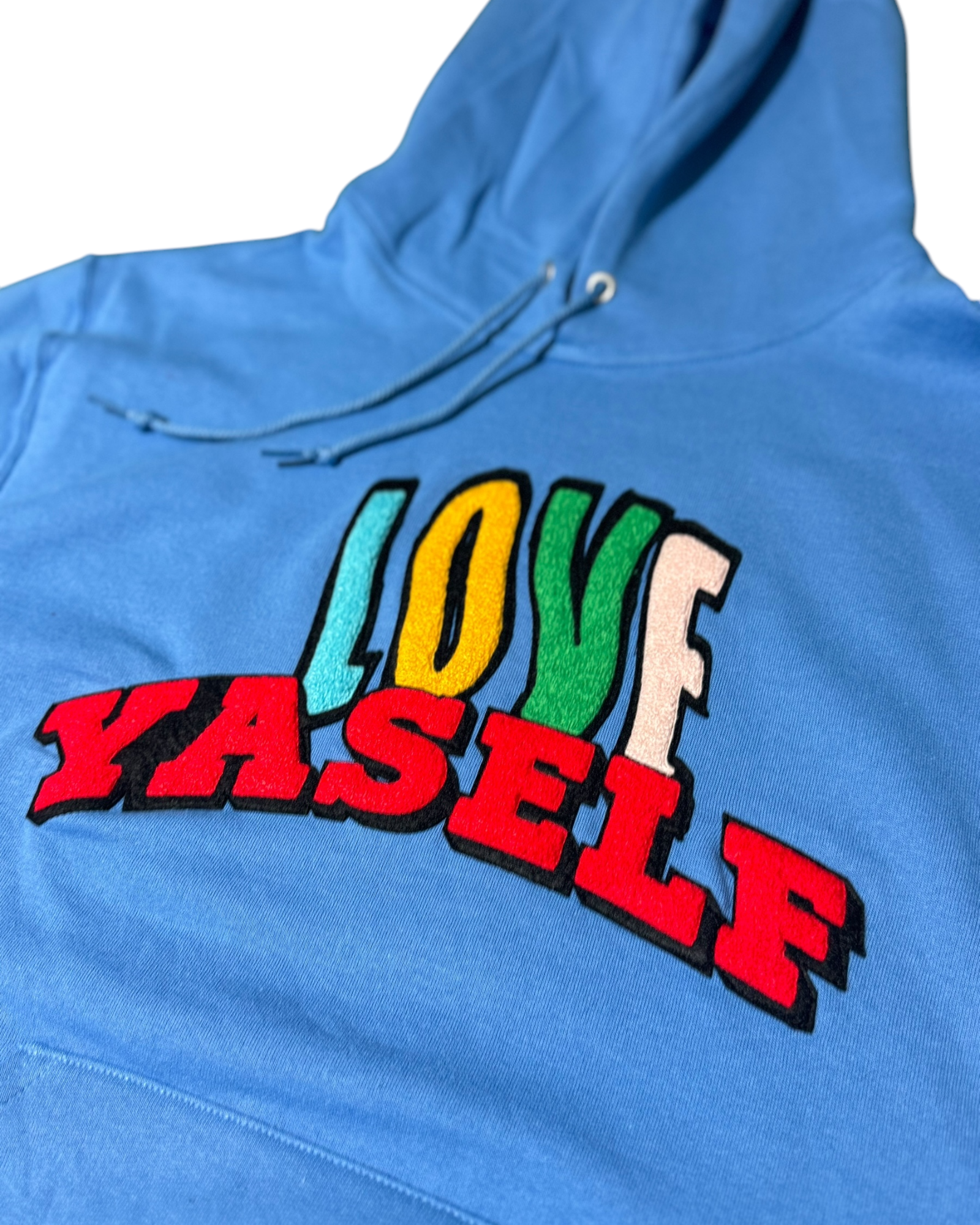 Columbia Blue Love Yaself Ripple Effect Hoodie