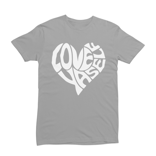 Grey/White Love Yaself Tee