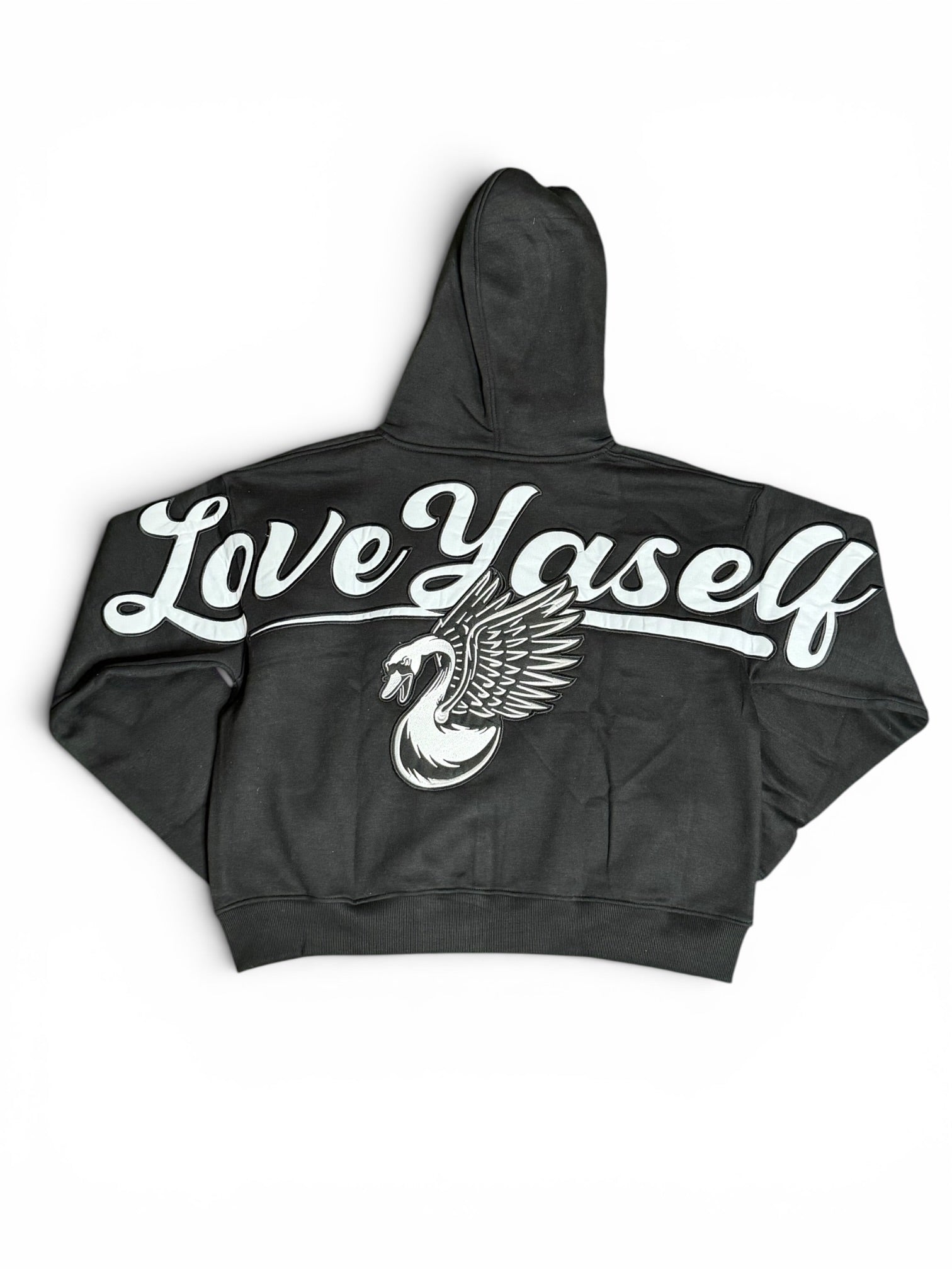Black “Dove” Love Yaself Zip-Up Top – Love Yaself Company
