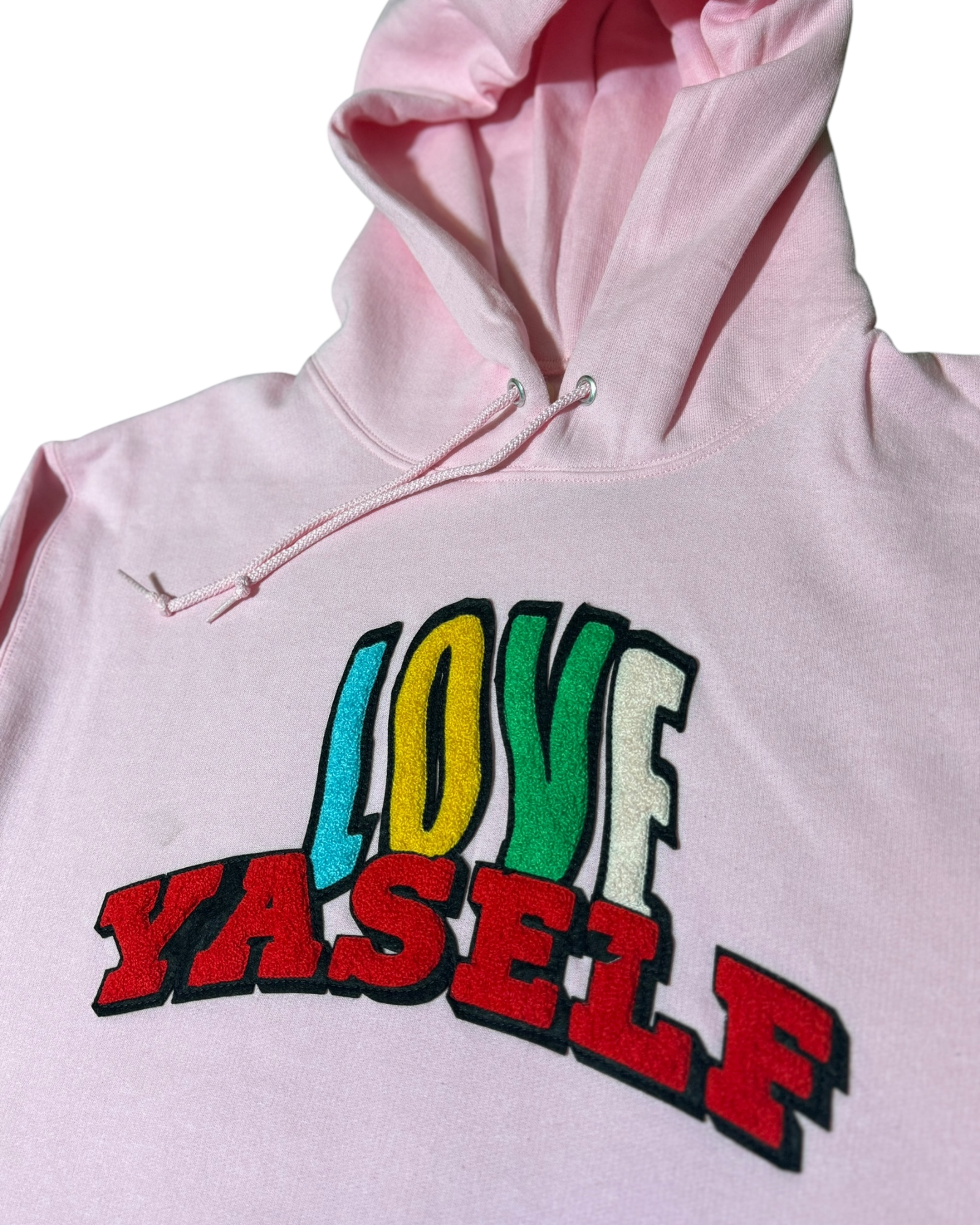 Light Pink Love Yaself Ripple Effect Hoodie