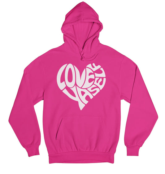 Cyber Pink Love Yaself Hoodie