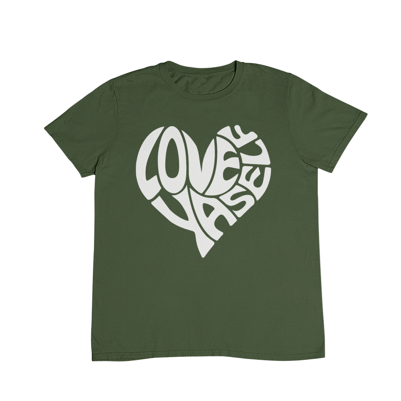 Olive Love Yaself Breakthrough T-Shirt