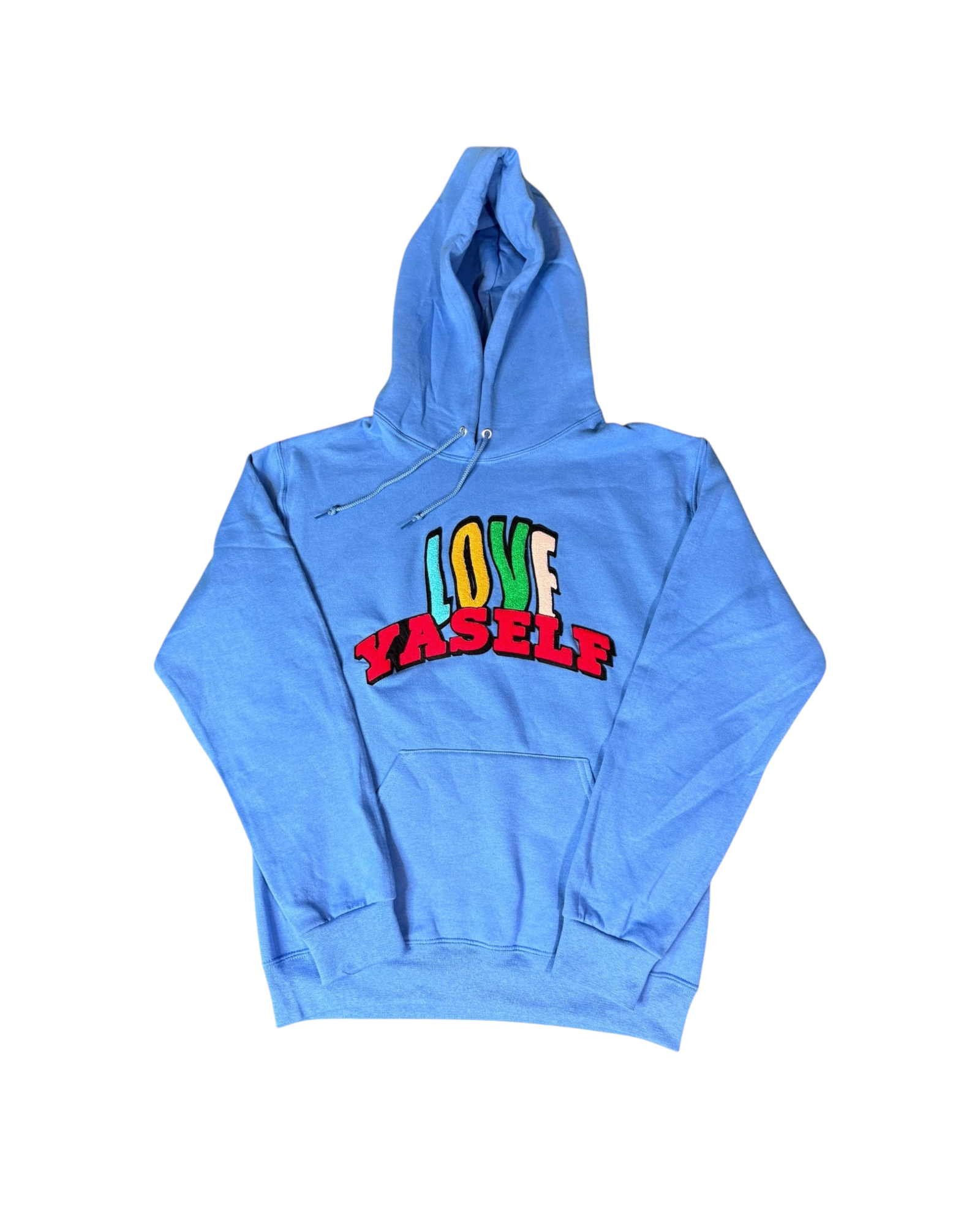 Columbia Blue Love Yaself Ripple Effect Hoodie