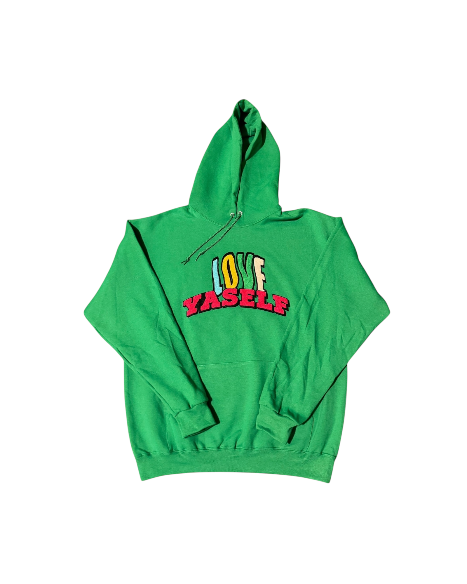 Kelly Green Love Yaself Ripple Effect Hoodie