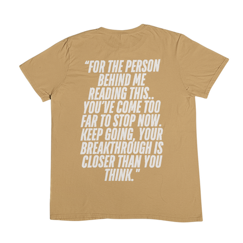 Beige Love Yaself Breakthrough T-Shirt