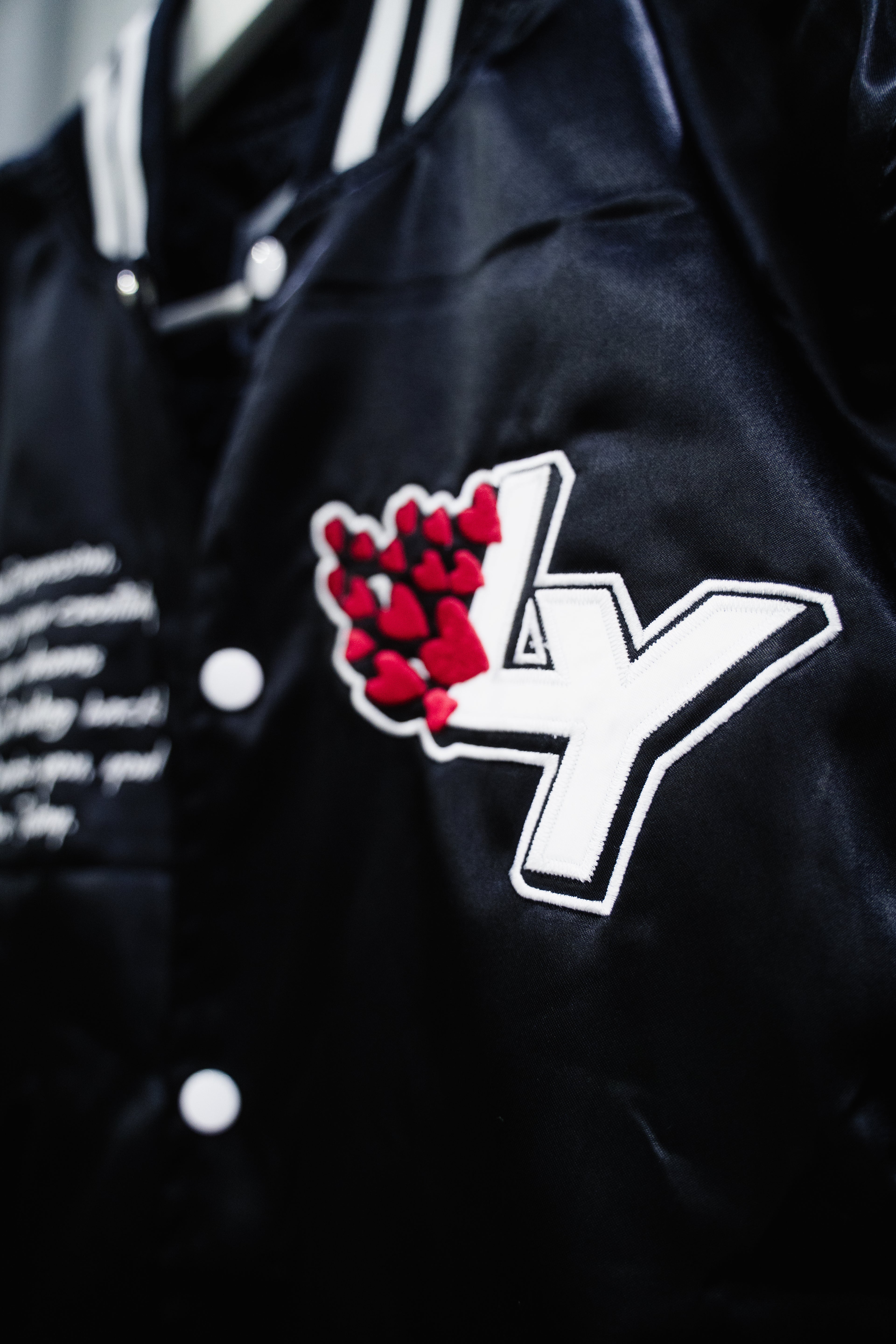 Black Love Yaself “Expression” Varsity Jacket
