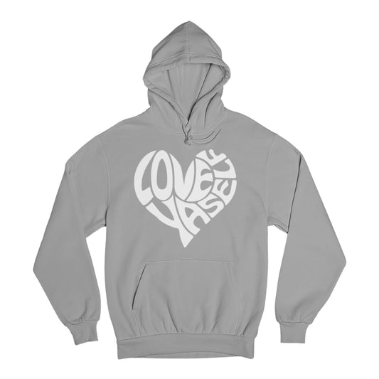 Grey/White Love Yaself Hoodie