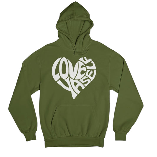 Military Green Love Yaself Hoodie