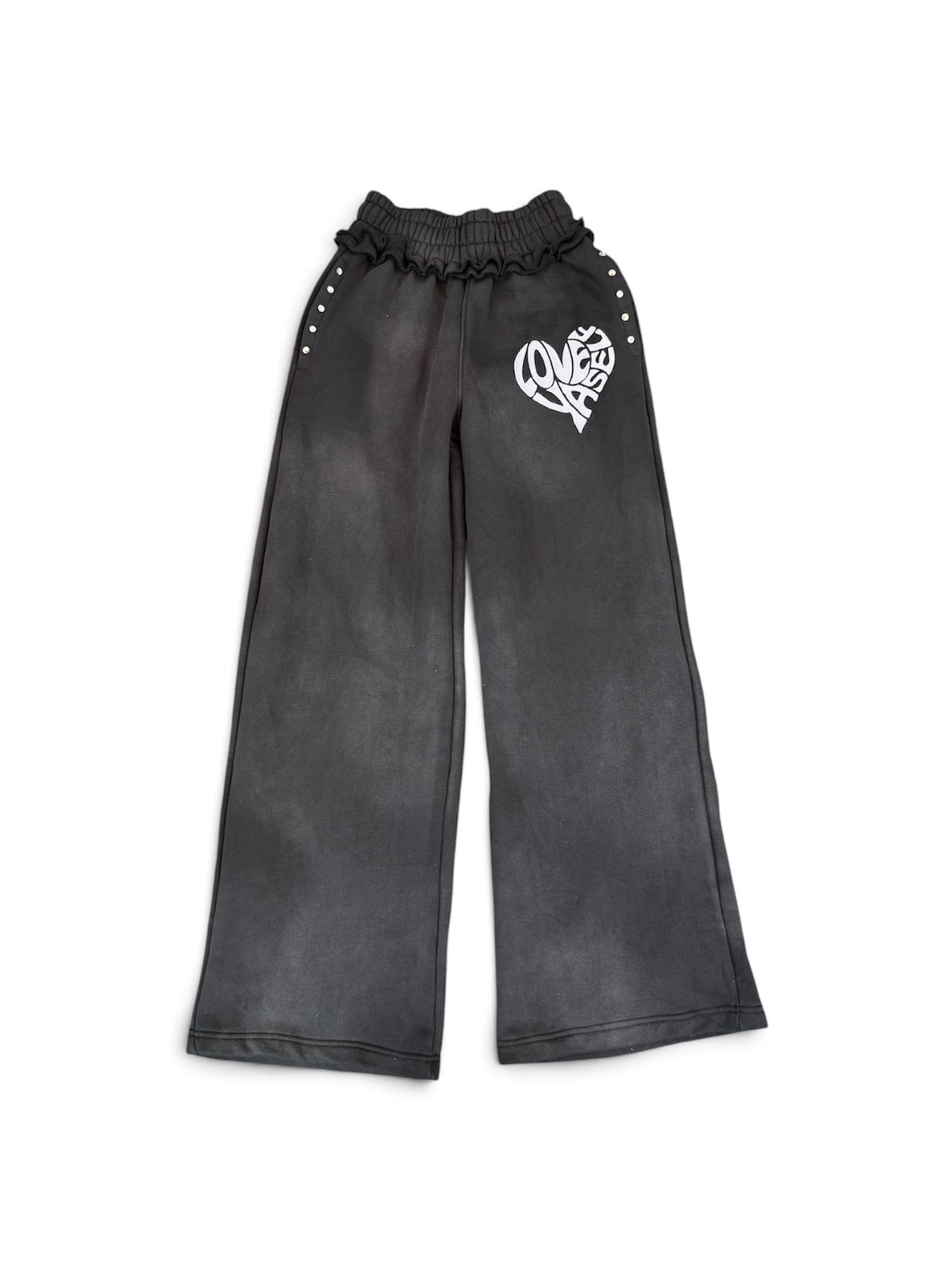 “Midnight” Love Yaself Acid Wash Sweats