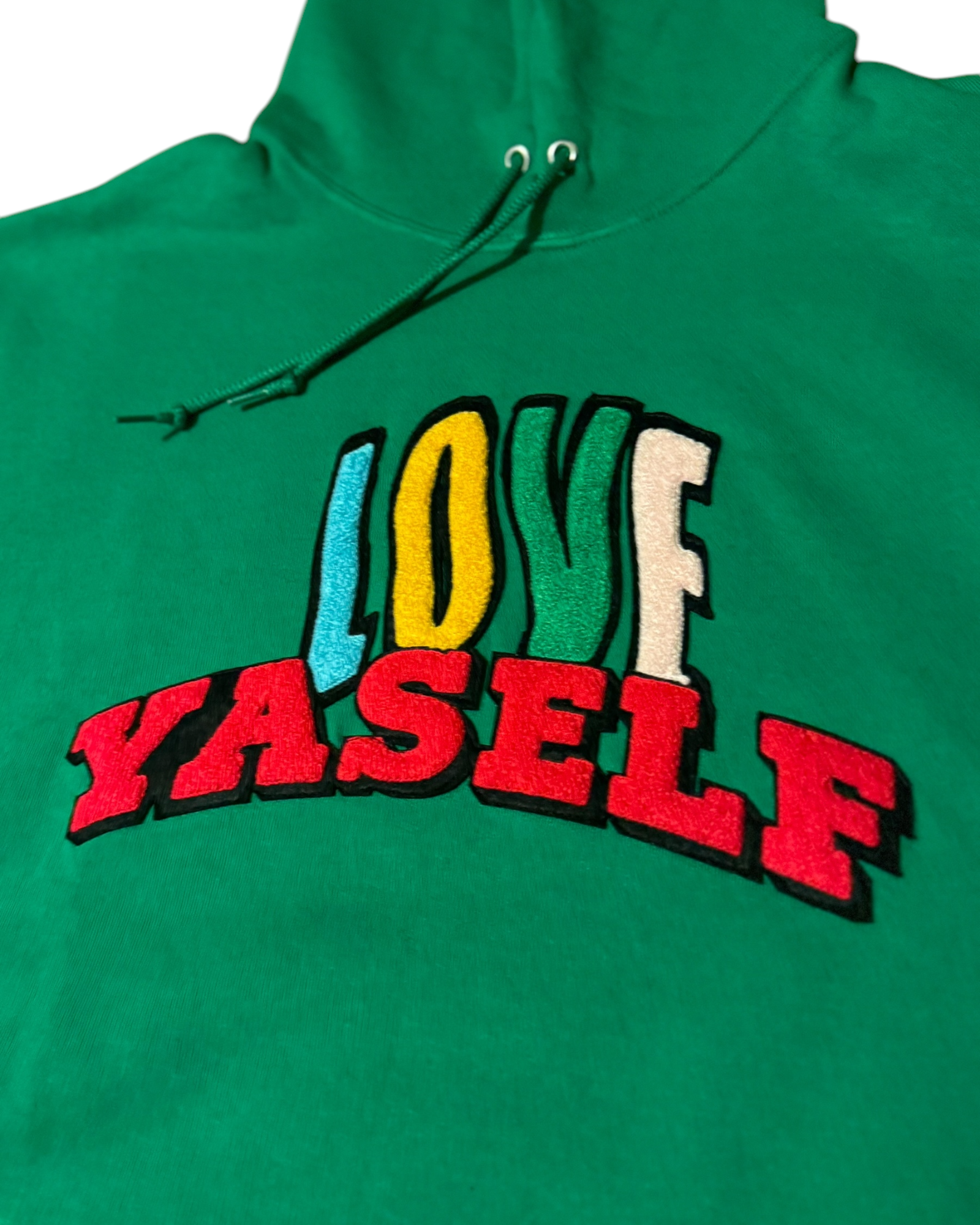 Kelly Green Love Yaself Ripple Effect Hoodie