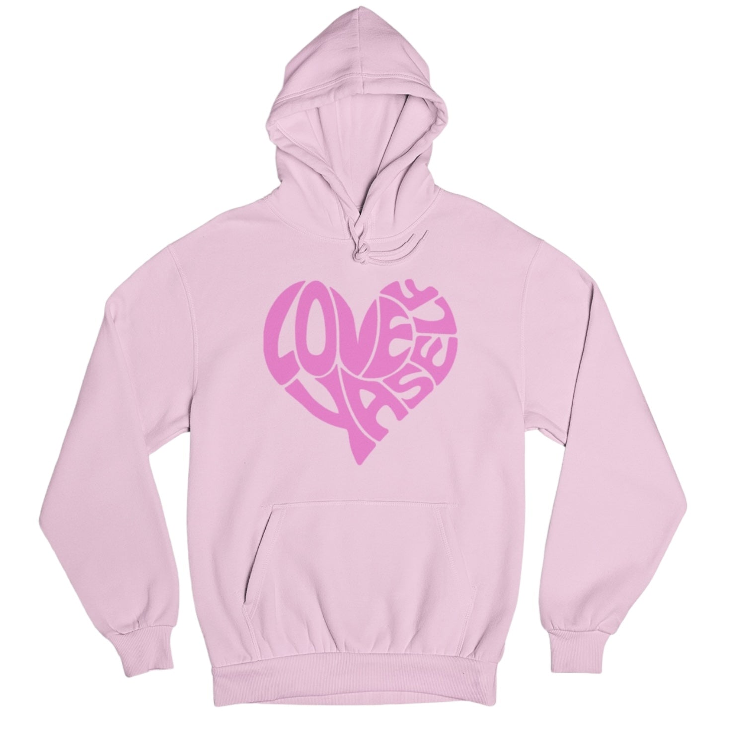 Light Pink/Pink Classic Love Yaself Hoodie