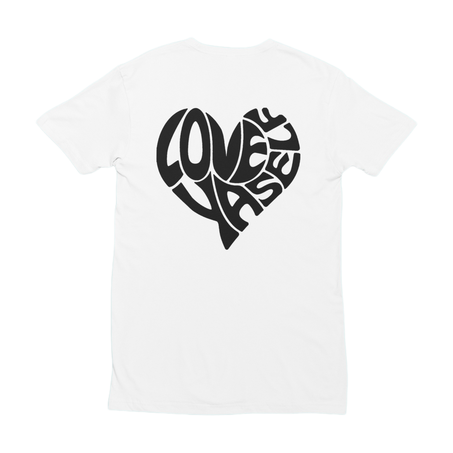 Love Yaself More White/Black Tee