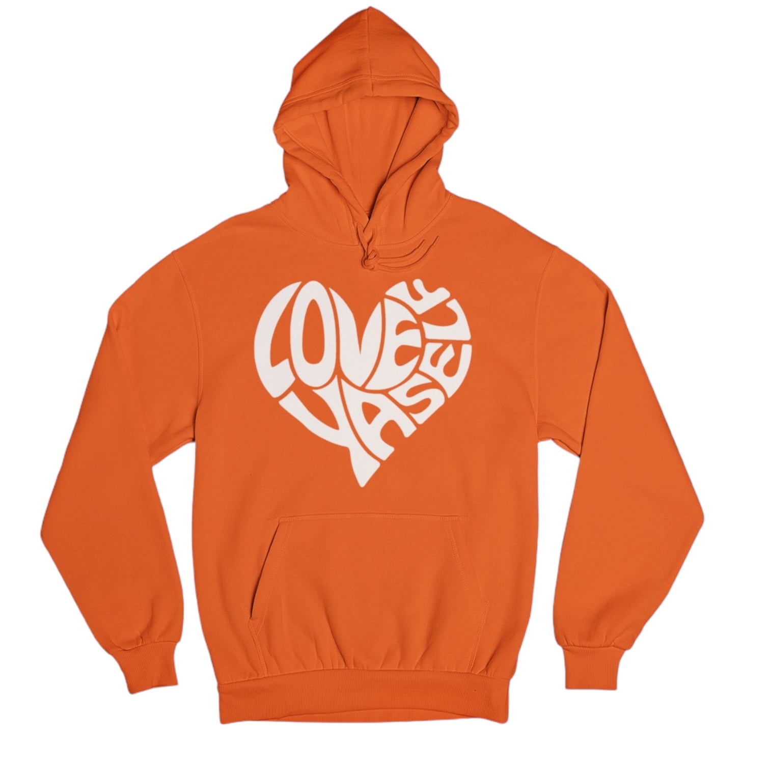 Orange Classic Love Yaself Hoodie