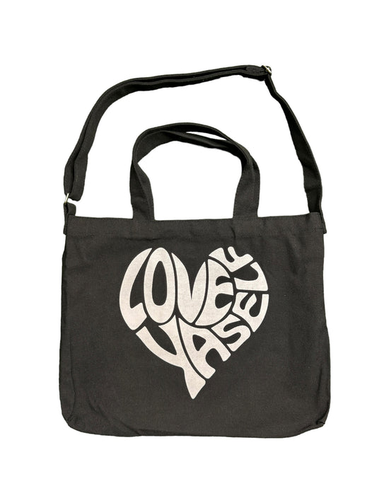 Black/White Love Yaself Tote Bag