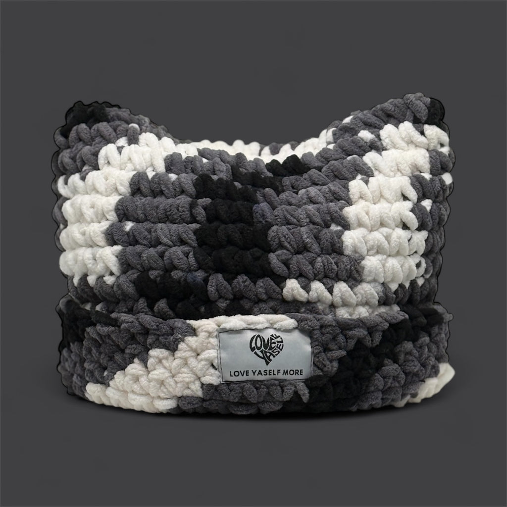 LYM Midnight Crocheted Beanie