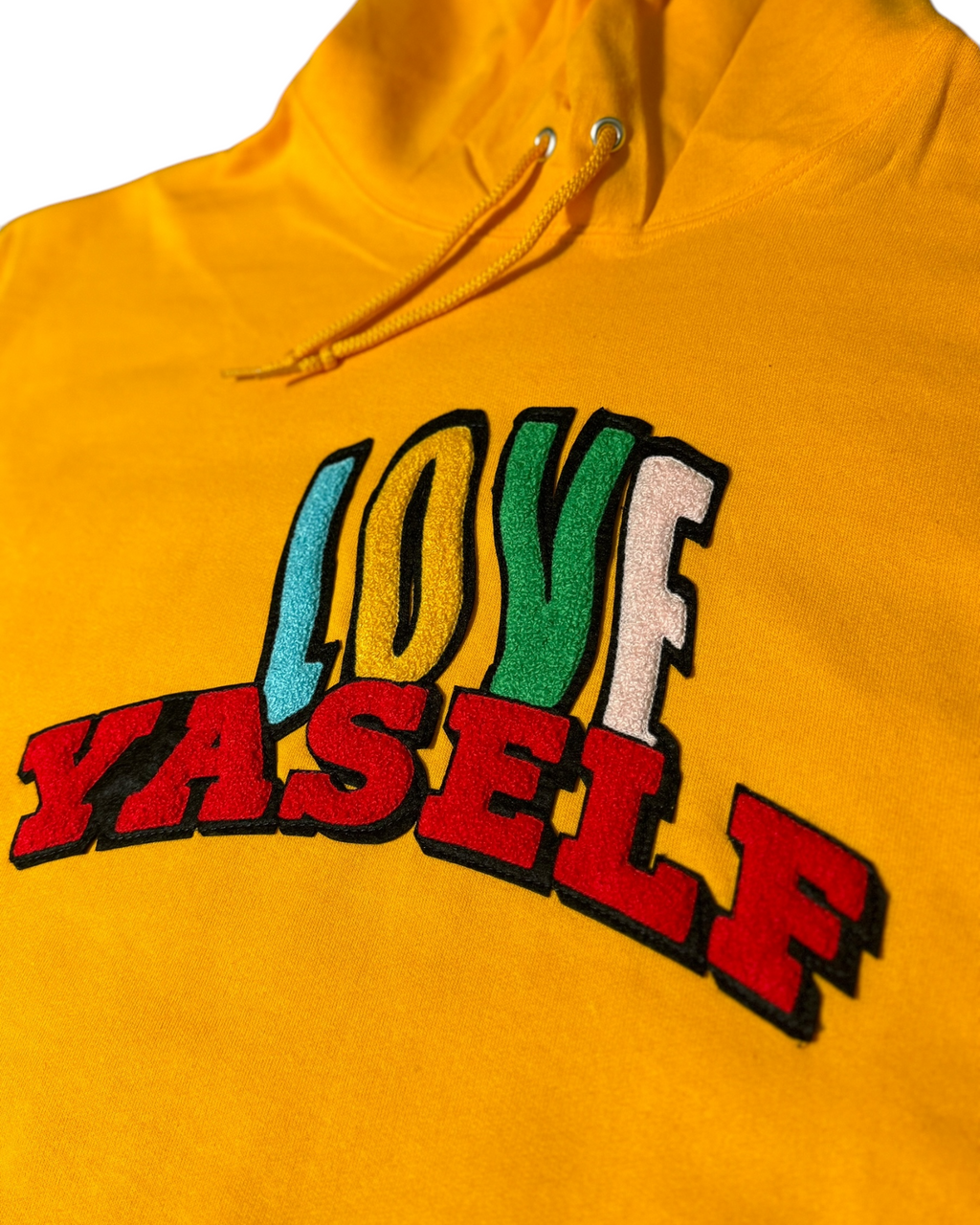 Gold Love Yaself Ripple Effect Hoodie