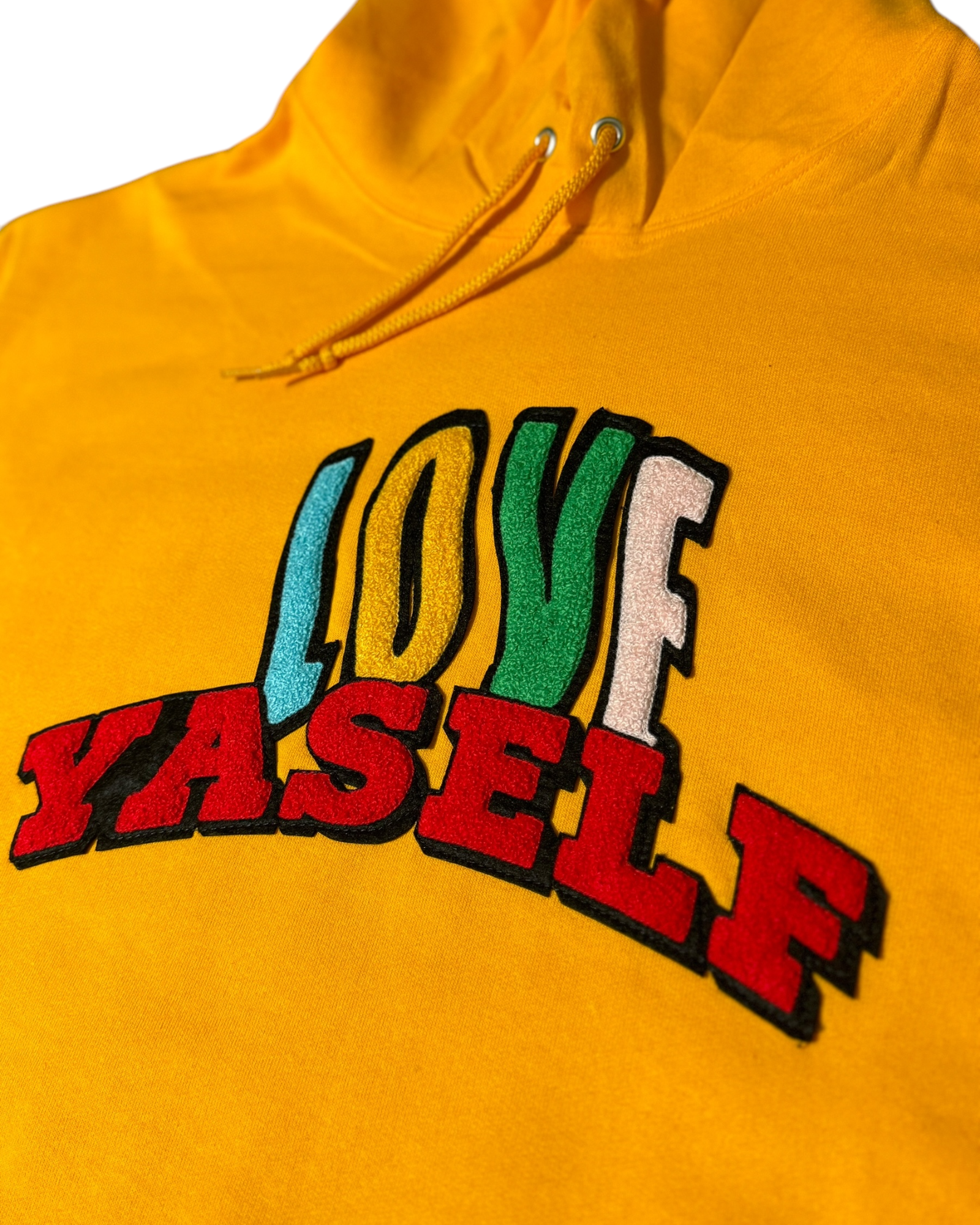 Gold Love Yaself Ripple Effect Hoodie