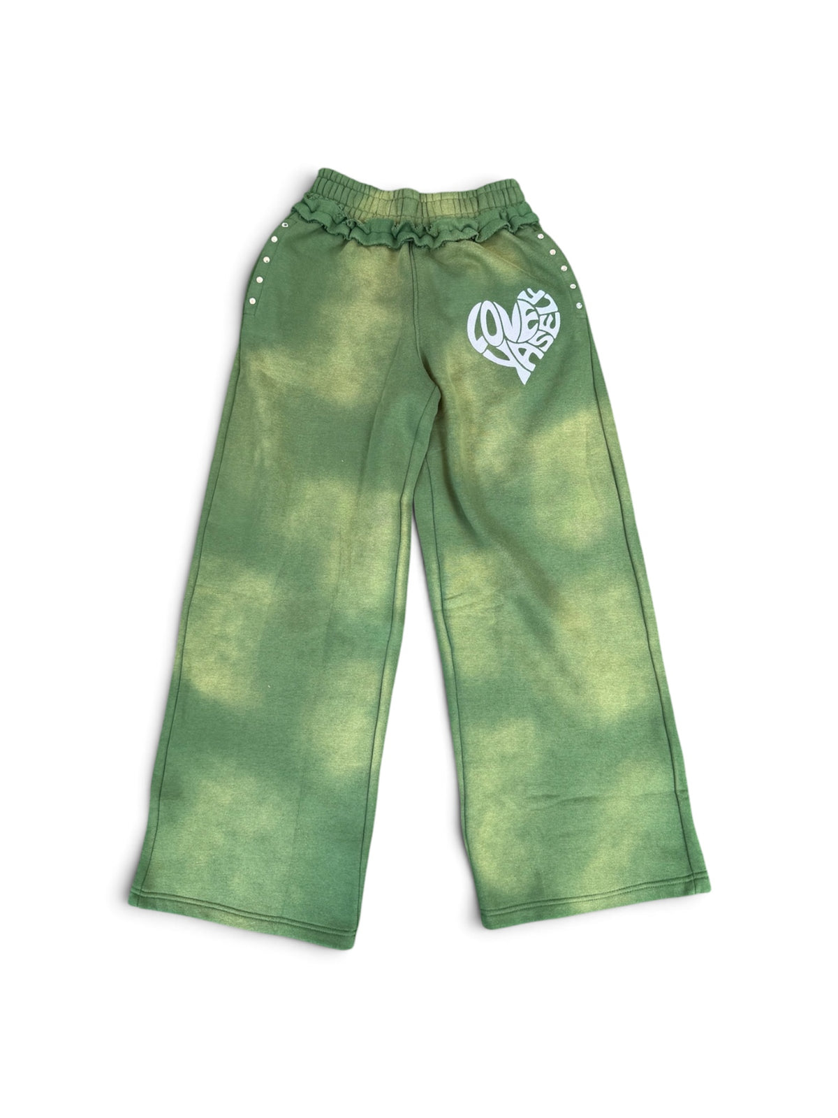 “Shrek” Love Yaself Acid Wash Sweats