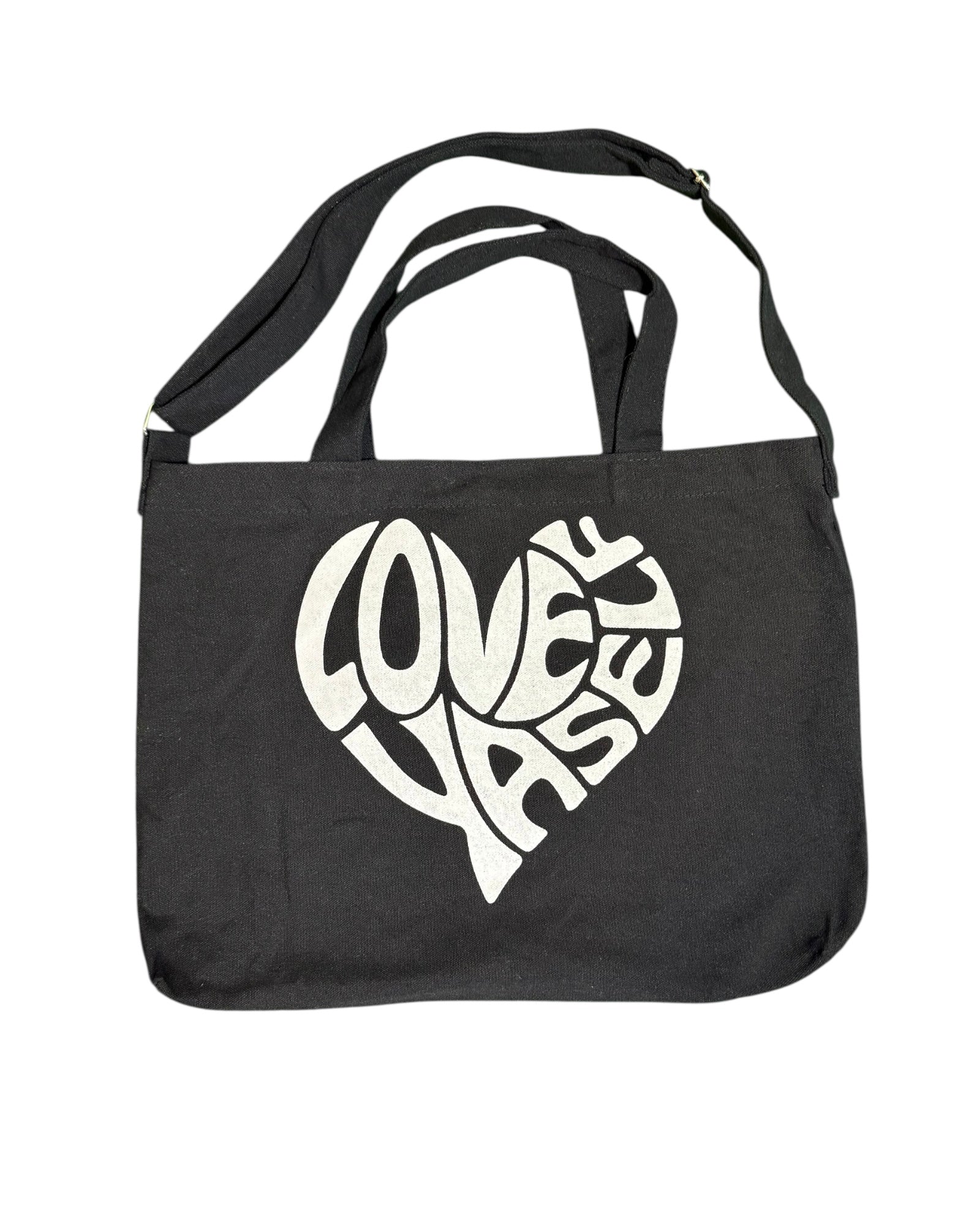 Black & White Love Yaself Tote Bag