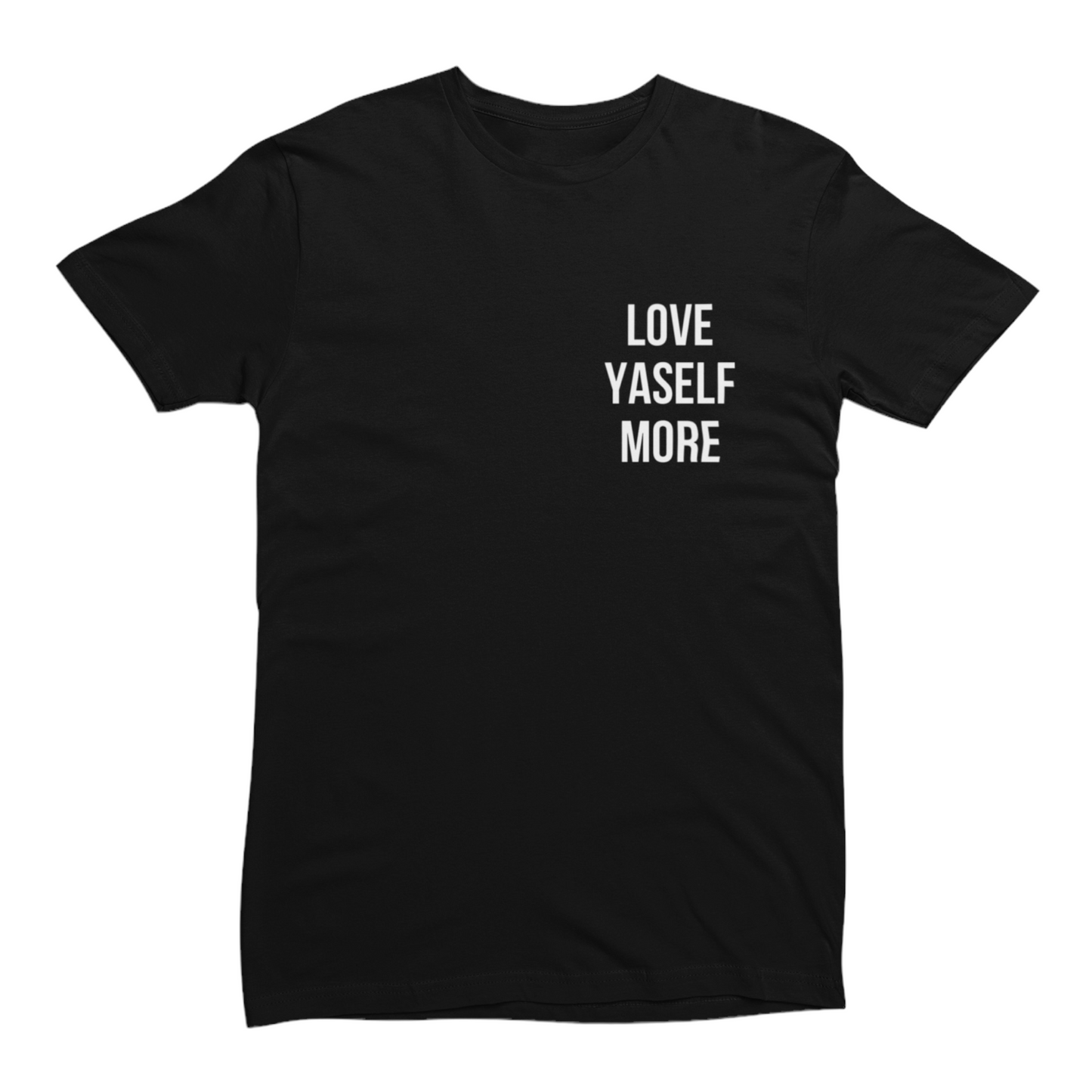 Love Yaself More Black/White Tee