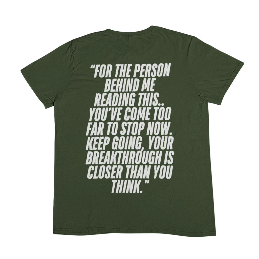 Olive Love Yaself Breakthrough T-Shirt