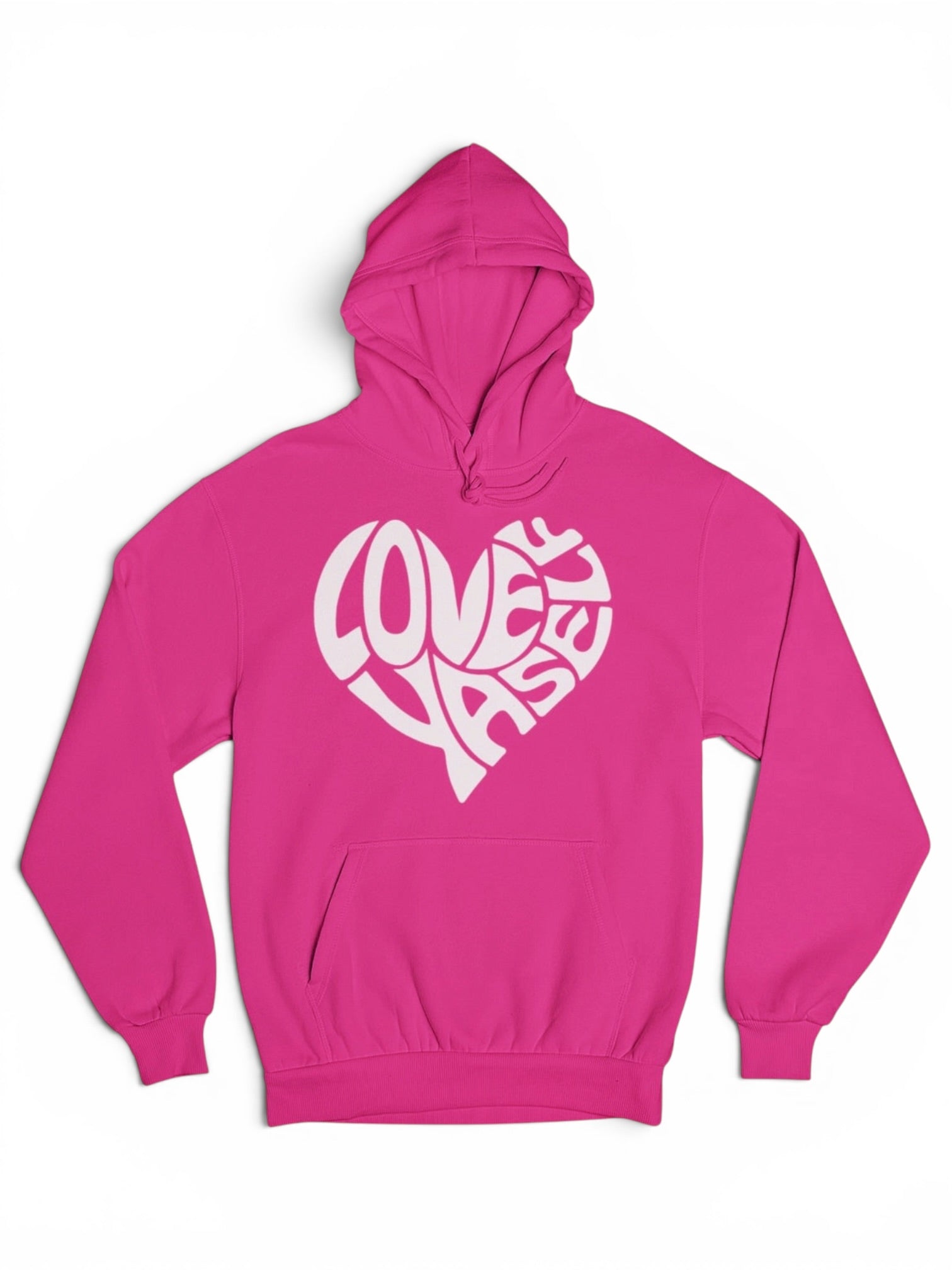 Cyber Pink Classic Love Yaself Hoodie
