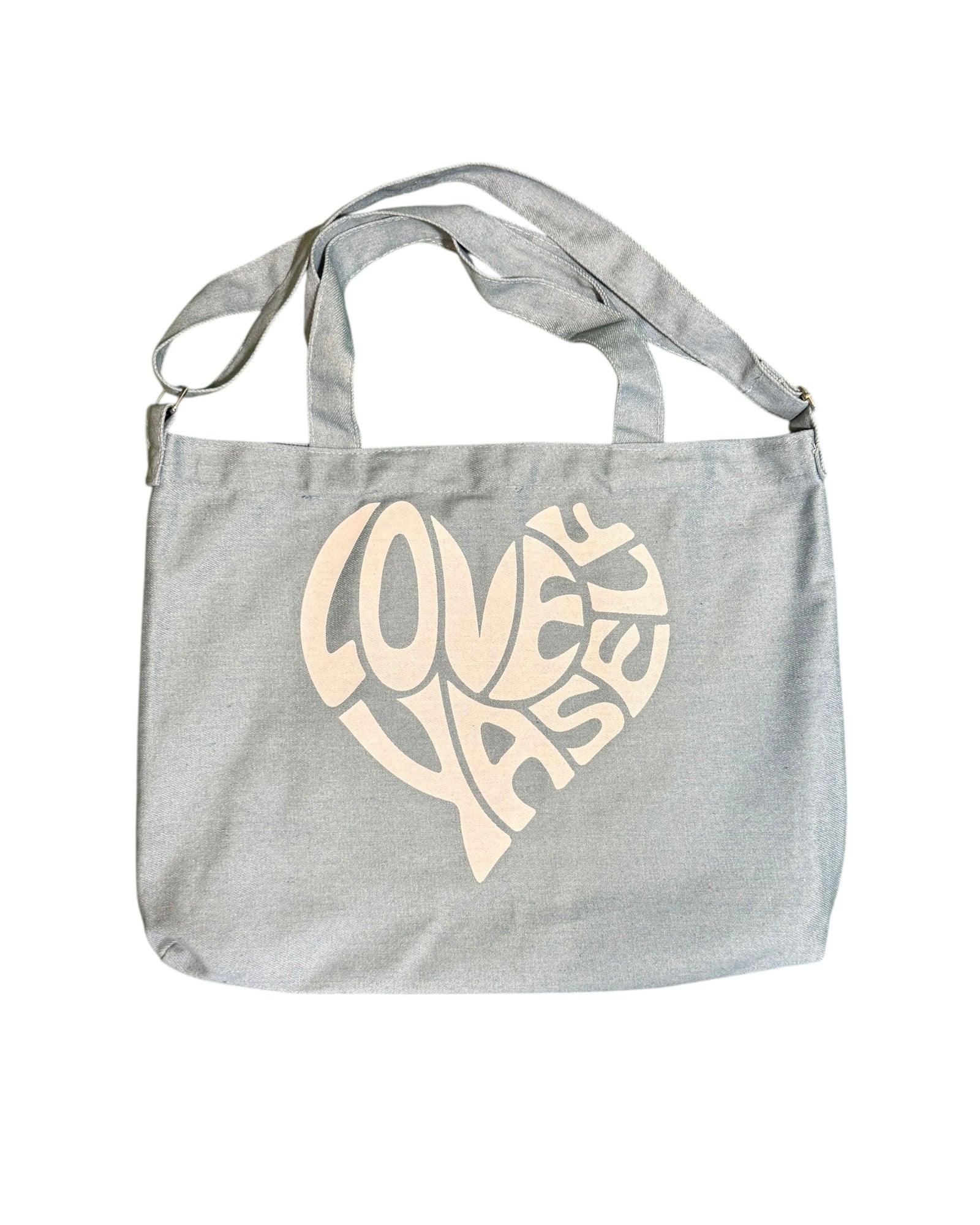 Denim & White Love Yaself Tote Bag