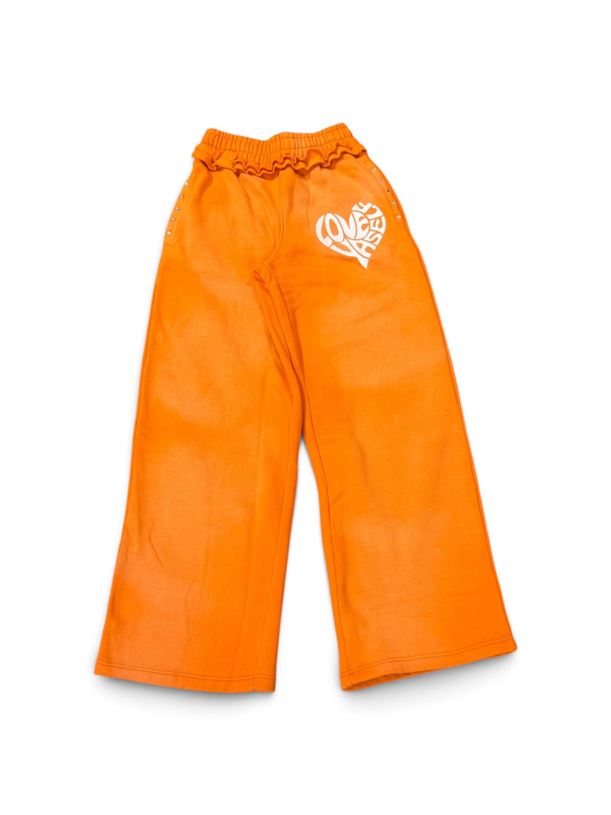 “Orange Soda” Love Yaself Acid Wash Sweats