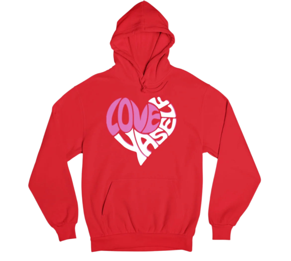 Valentines Day Classic Red Love Yaself Hoodie