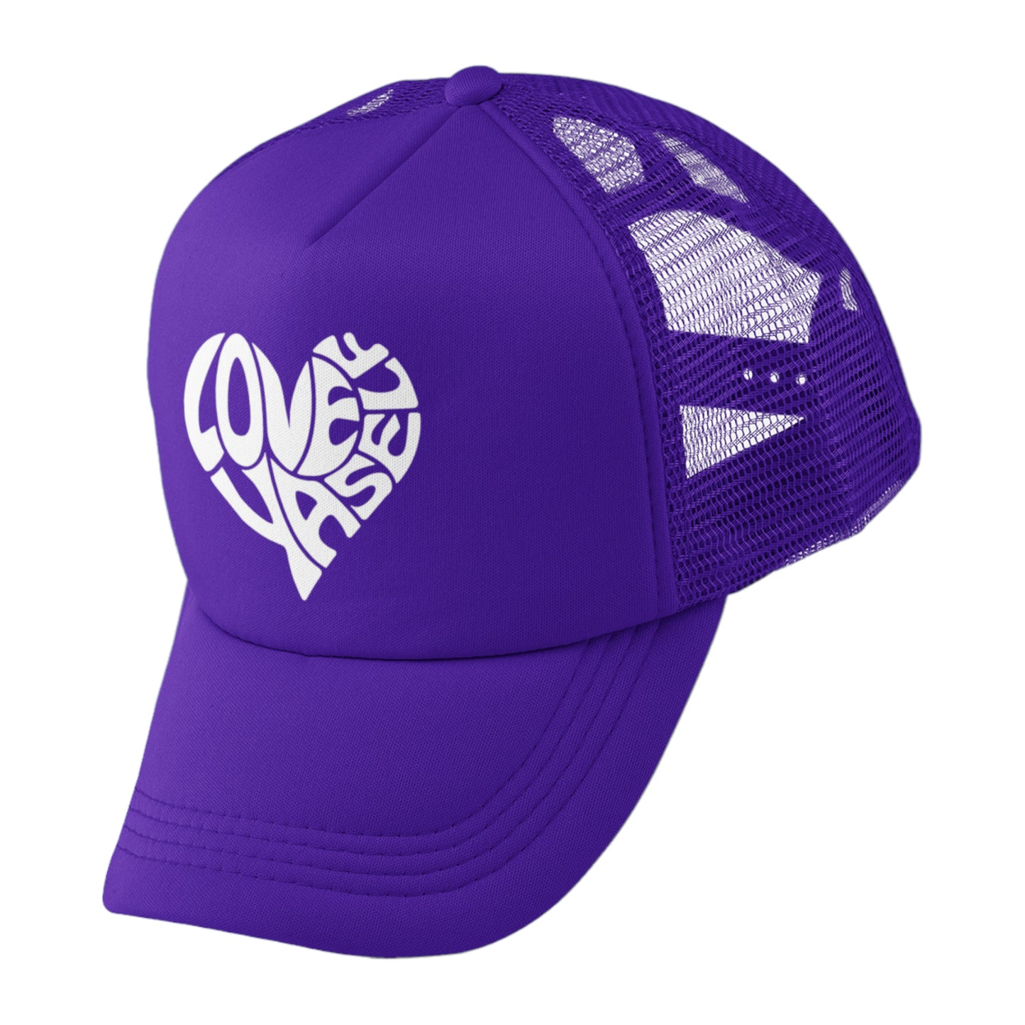 Purple/White Love Yaself Trucker Hat