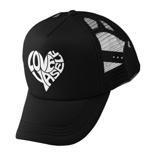 Black/White Love Yaself Trucker Hat